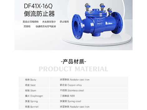 倒流防止器上两个孔用途