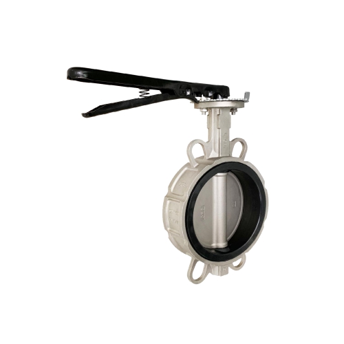 艾德默D71X-16P不锈钢对夹手柄蝶阀