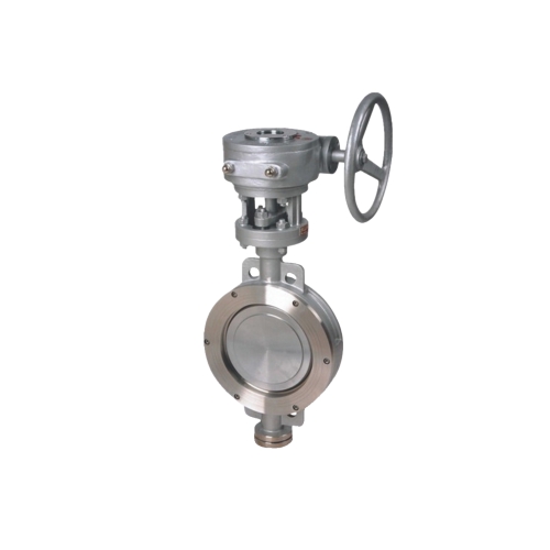 甄易D373H-16P不锈钢对夹涡轮三偏心蝶阀